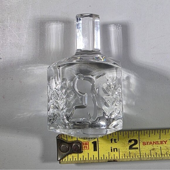 German Crystal Dreidel With Etched Hebrew Symbols - Picture 7 of 7